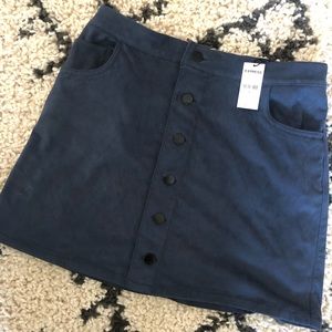 Brand new Express suede mini skirt